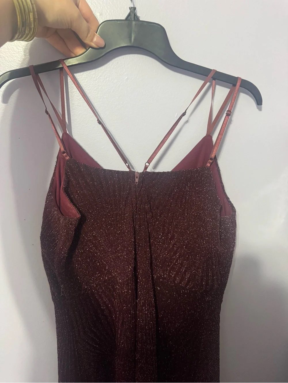 Honey and Rosie burgundy mini